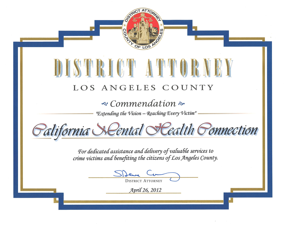 LA County D.A. Commendation